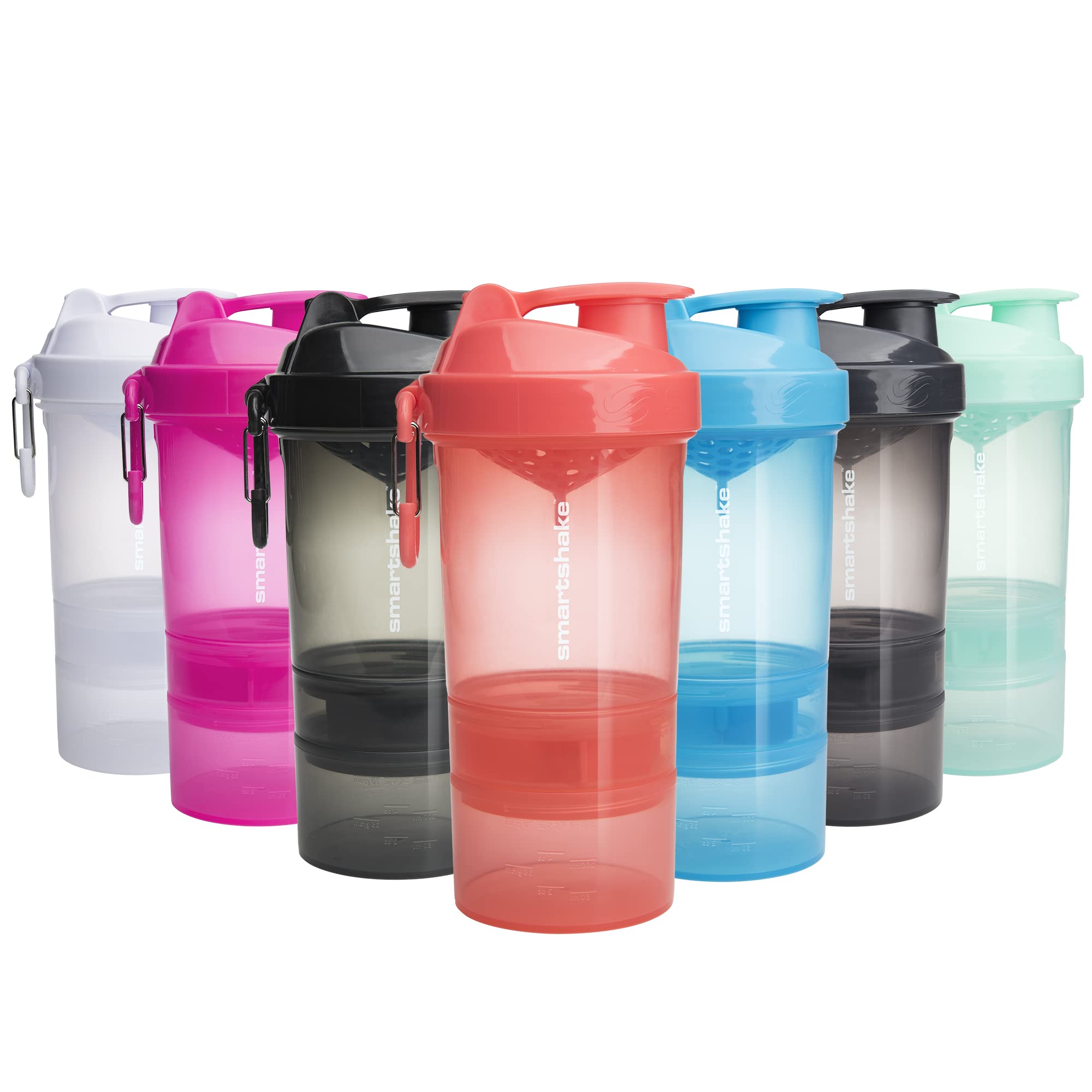 Smartshake Original 2GO, 20 oz Shaker Cup, Pink (Packaging May Vary)