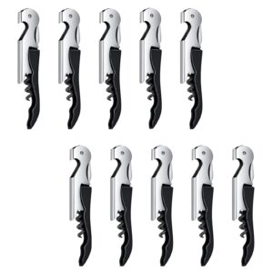 professional wine opener,best bottle opener for beer or wine, all-in-one waiters corkscrew,the favored choice of sommeliers, waiters and bartenders around the world,10packs