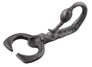 scorpion hand forged iron beer bottle opener - handmade by evvy functional art