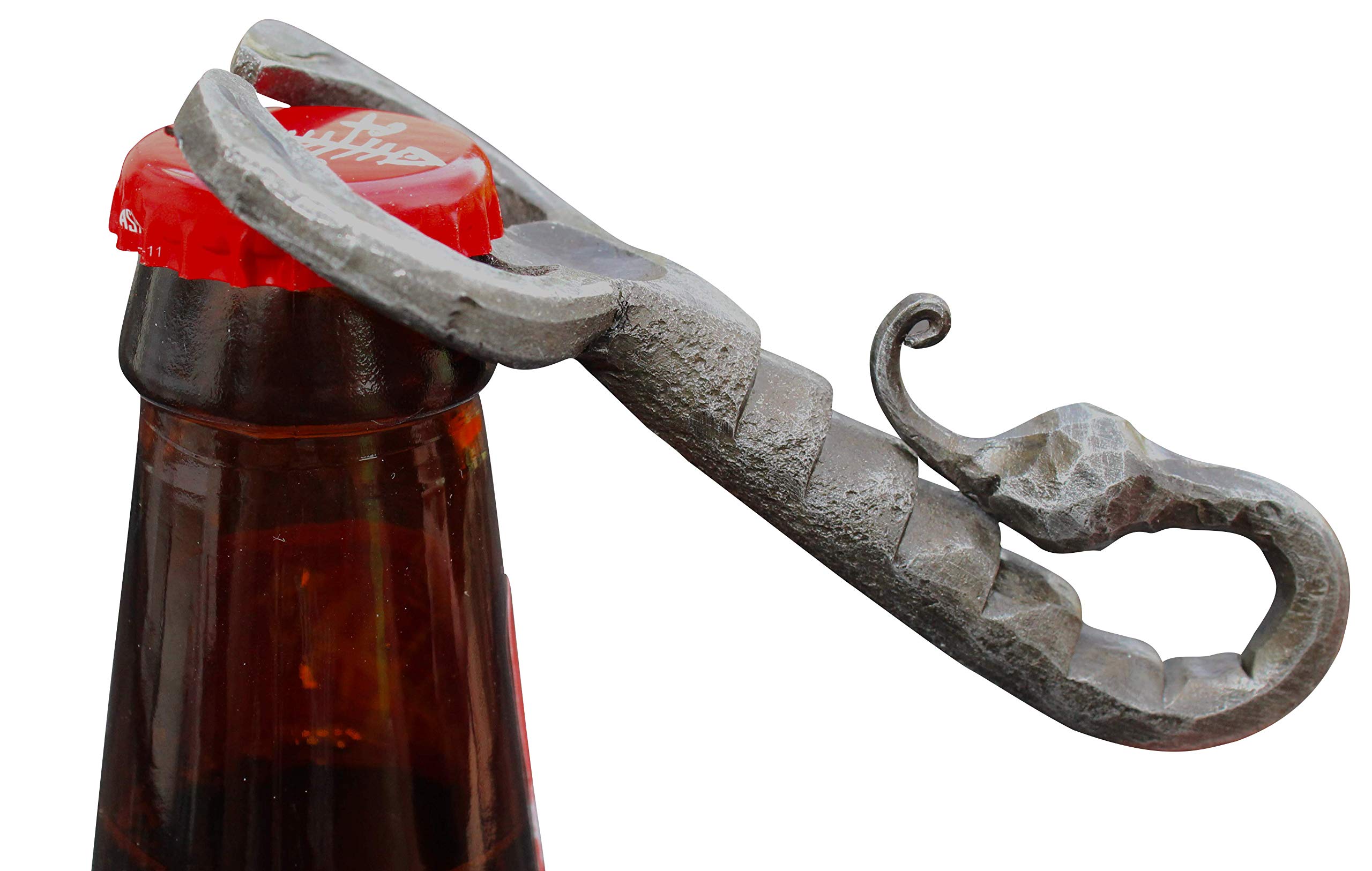 Scorpion Hand Forged Iron Beer Bottle Opener - Handmade by Evvy Functional Art