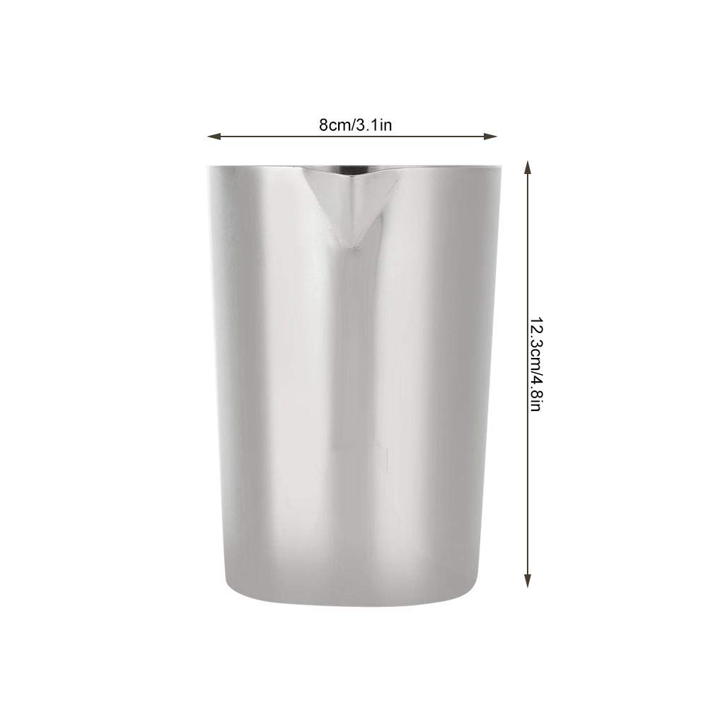 Stainless Steel Mixing Glass 17oz/500ml Cocktail Shaker Wine Mixer Thick Drink Mixing Cup Bartender DIY Tools for Home Bar