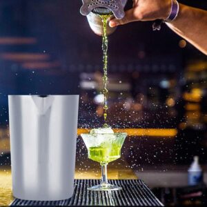 Stainless Steel Mixing Glass 17oz/500ml Cocktail Shaker Wine Mixer Thick Drink Mixing Cup Bartender DIY Tools for Home Bar