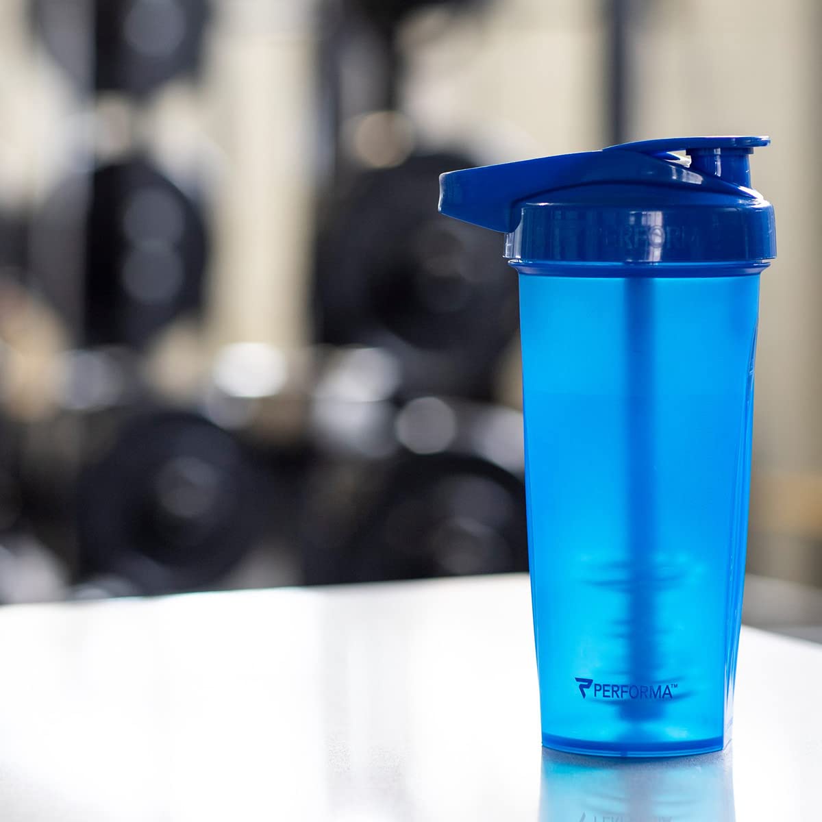 PerfectShaker™ ACTIV Shaker Cup, 28 oz - BLACK, Leak Free, Shatterproof, Water Bottle Shaker Bottle With ActionRod Sports Mixer Technology