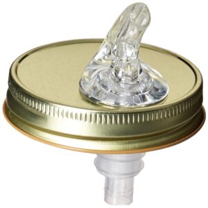 magnuson industires-92-q65f-mdjt moonshine spout free-flow mason jar pourer