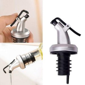 10 Pcs Pour Spouts, TBWHL Olive Oil Vinegar Dispenser Bottle Liquor Wine Pourers Flip Top Stopper Leak-proof with Lid for Kitchen and Bar