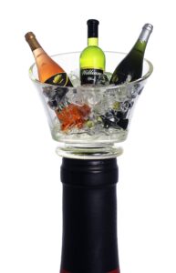 prodyne le grand acrylic wine bucket bottle stopper