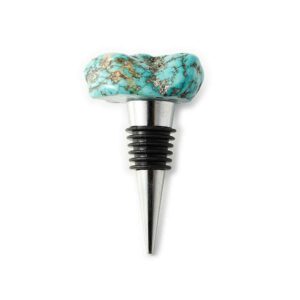 turquoise wine bottle stopper crystal natural gemstone wine saver for parties wedding & decoration