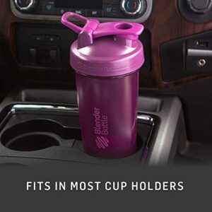 BlenderBottle Just for Fun Motivational Classic V2 Shaker Bottle Perfect for Protein Shakes and Pre Workout, 28-Ounce, Donut Ever Give Up,Pink