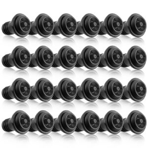 24 pcs wine stoppers vacuum wine bottle stopper, rubber wine stoppers wine saver vacuum stoppers to preserve wine flavor, wine vacuum stoppers to keep your wine fresh