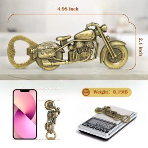 Beer Gifts for Men, Unique Christmas Gifts for Him Boyfriend Husband. Crincy Motorcycle Beer Bottle Opener. Men's Gift Birthday Biker Gift Father's Day Gift for Dad Grandpa.