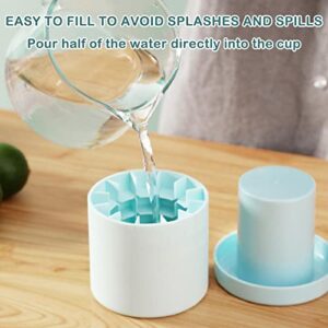 2022 New Ice Cubes Maker,Decompress Ice Lattice,Cylinder 3D Silicone Ice Lattice Molding Ice Maker,Easy Release Ice Lattice Bucket with Lid