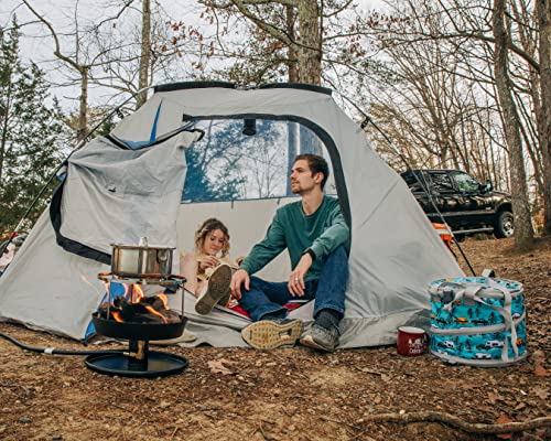 Camco Life is Better at The Campsite Pop-Up Cooler, Sketch Design | Features a Water-Resistant Interior and Built-in Bottle Opener | Holds Up to a 12-Pack of Bottled or Canned Drinks (53417)