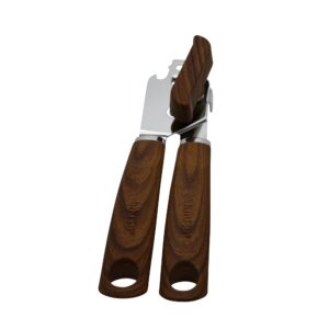 IMUSA USA Can Opener with Woodlook Handle