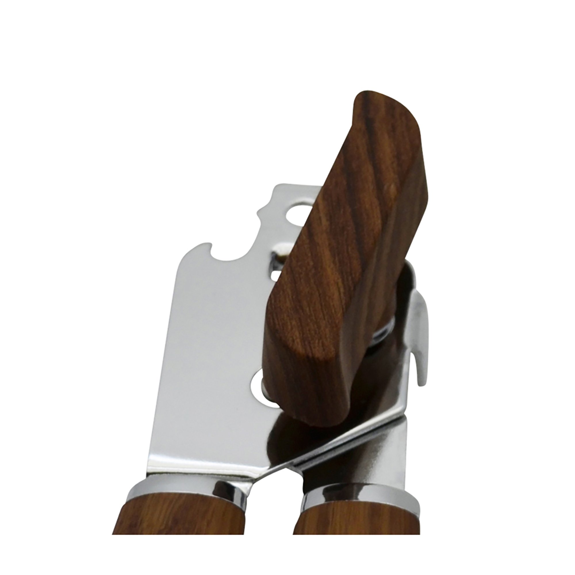 IMUSA USA Can Opener with Woodlook Handle