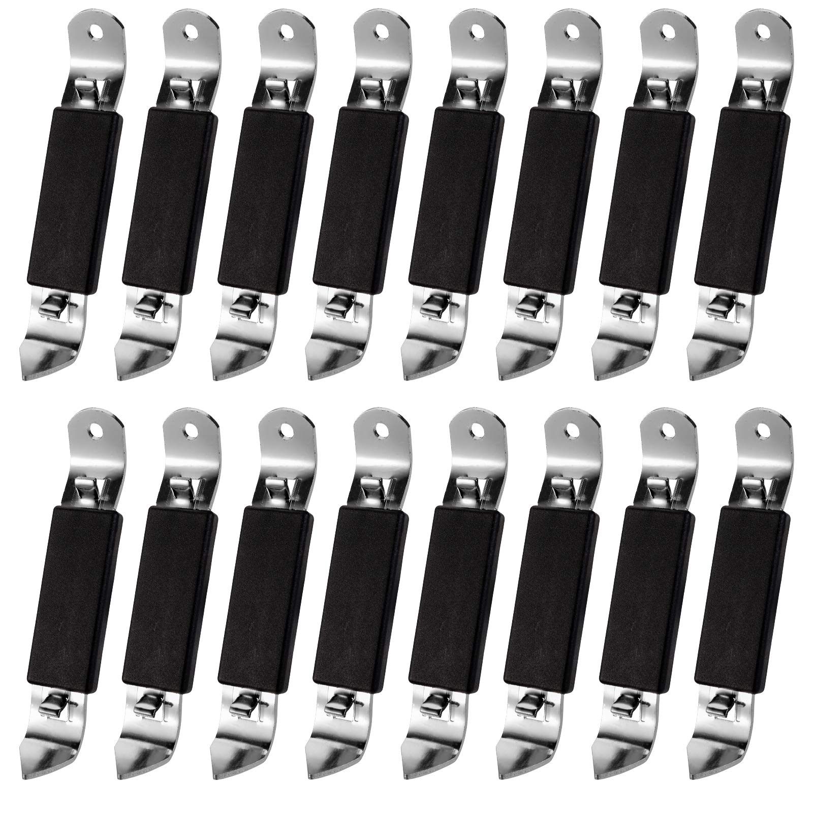 Hedume 16 Pack Magnetic Bottle Openers, Heavy Duty Stainless Steel Bottle Openers, Can Tapper Bottle Opener with Magnet for Home, Camping, Traveling