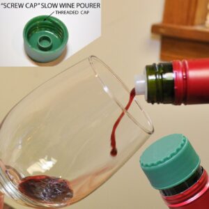 Screw Cap Slow Wine Pourer, Pack of 100