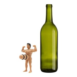 npw drinking buddies cheeky wine bottle stopper - reusable wine cork for wine bottles, gift for bachelorette parties, girls' nights & novelty gifts, decorative wine cork topper, fun wine accessory