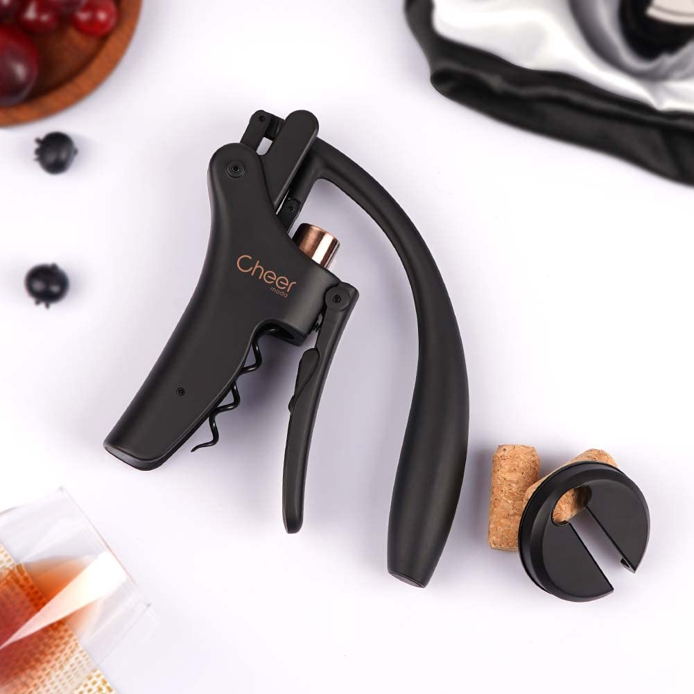 CHEER MODA Professional Corkscrew Wine Bottle Opener with Beer Opener, Sommeliers Corkscrews, High-Level Bartender Wine Opener, Great Handling Screw Puller