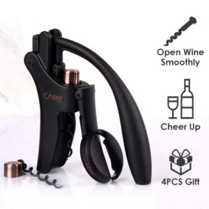 CHEER MODA Professional Corkscrew Wine Bottle Opener with Beer Opener, Sommeliers Corkscrews, High-Level Bartender Wine Opener, Great Handling Screw Puller