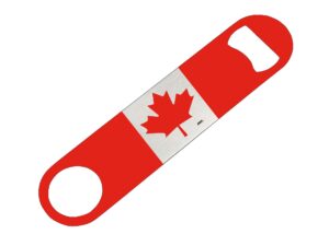 canada flag speed bottle opener heavy duty gift canadian maple leaf