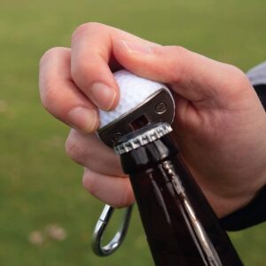 The Official Bottle Opener of Golf, Made from a real ball, Keychain for Bag, Meet me at the 19th Hole", The BeerWedge