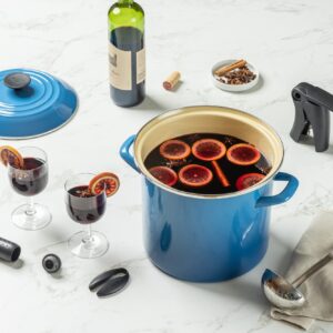 Le Creuset Wine Pump and 3 Stoppers, Black Nickel