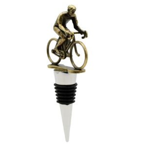 mens road bike bottle wine stoppers souvenirs gifts