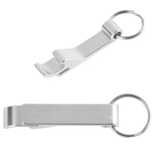 50pcs Personalized Customized Bottle Openers Keychains Wedding Favors Party For guests + White Organza bags