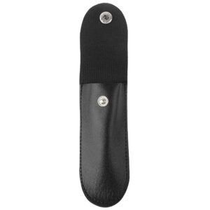 Bottle Opener Leather Case New Bottle Opener Holster Small Leather Bag Wine Knife Set Wine Tool Holder PU Bag (Black)