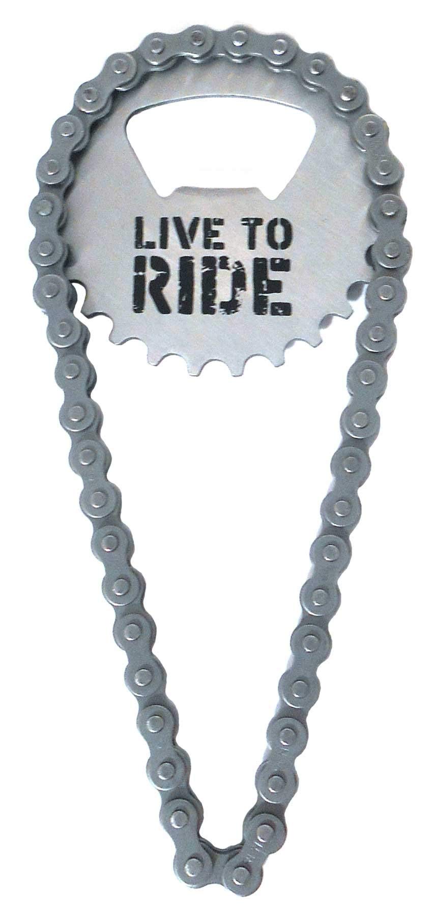 Boxer Gifts Bike Chain Bottle Opener | Silver Stainless Steel | Perfect Bike Gift For Cyclists On Their Birthday, Christmas Or Father's Day, One