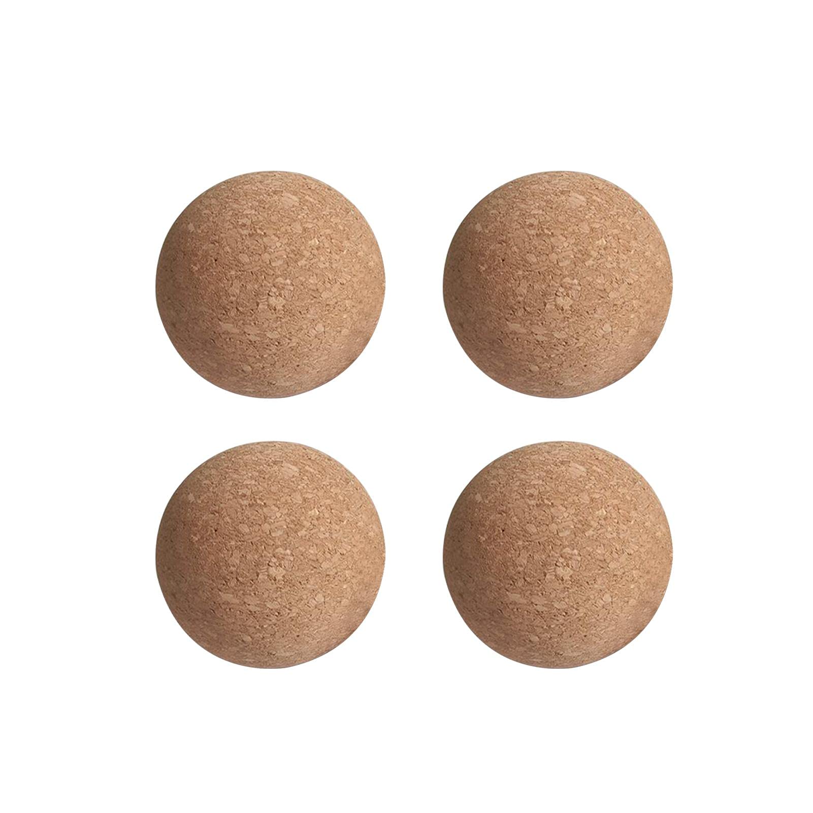 4 Pieces Wine Cork Ball Wooden Cork Ball Stopper for Wine Decanter Carafe Bottle Replacement (2.4 Inch/ 6.1 cm)