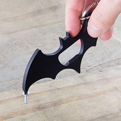 Paladone DC Comics Officially Licensed Merchandise - Batman Multi Tool Bottle Opener Keychain