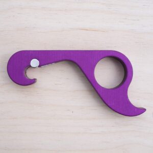 GrabOpener : One-handed Bottle Opener (Purple)