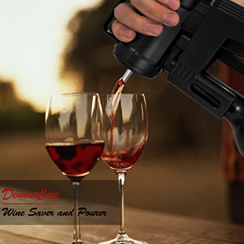 Electric Wine Aerator Pourer DenniesCare Vacuum Wine Opener Wine Aerator Wine Pourer Red Wine Decanter Wine dispenser Wine Keeper Wine Preserver and Wine Saver