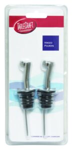 tablecraft h320c 2 pack hinged flip top pourers