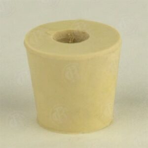 #4 drilled rubber stopper (pack of 3)