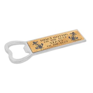 yacht accessories what happens on the boat stays on the boat magnetic bottle opener sand