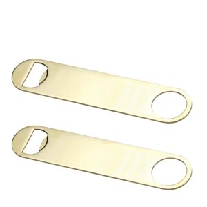 thirsty rhino suma bottle opener (set of 2) (gold)