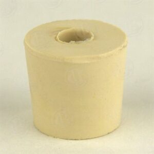 #5 drilled rubber stopper (pack of 3)