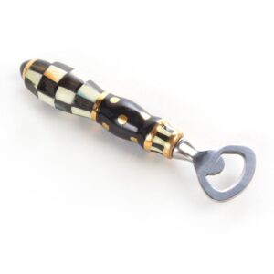 mackenzie-childs courtly check bottle opener