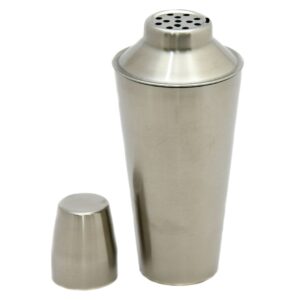 chef craft select 3-piece cocktail bar shaker set, 25 ounce, stainless steel