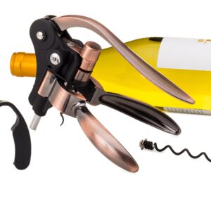 Wine Opener Corkscrew Set - Foil Cutter and Extra Screwpull Wine Opener, Heavy Duty Corkscrew Wine Opener - Military Grade Material, Unlike Other Wine bottle Openers This Does Not Break