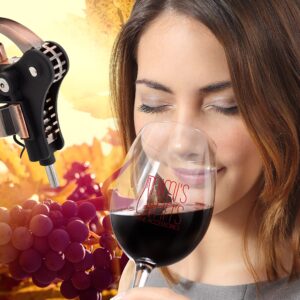 Wine Opener Corkscrew Set - Foil Cutter and Extra Screwpull Wine Opener, Heavy Duty Corkscrew Wine Opener - Military Grade Material, Unlike Other Wine bottle Openers This Does Not Break