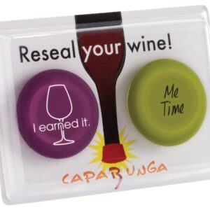 CapaBunga Wine Cap Set - Me Time/I Earned It (2P01)