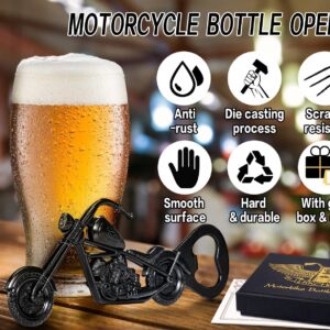 LKKCHER Motorcycle Beer Bottle Opener, Mens Gifts for Birthday Father’s Day, Christmas Gift Ideas for Men Husband Boyfriend Motorbike Lovers, Motorcycles Gifts