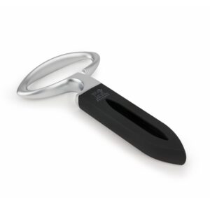 peugeot mathus blade-style corkscrew, black, 2 prong