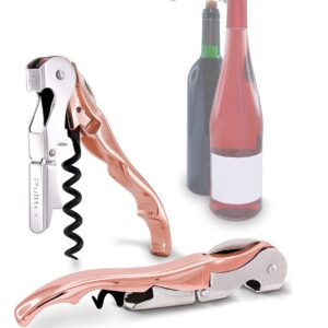 Pulltex Pulltaps Evolution Corkscrew Rose Gold with Leather Pouch Set