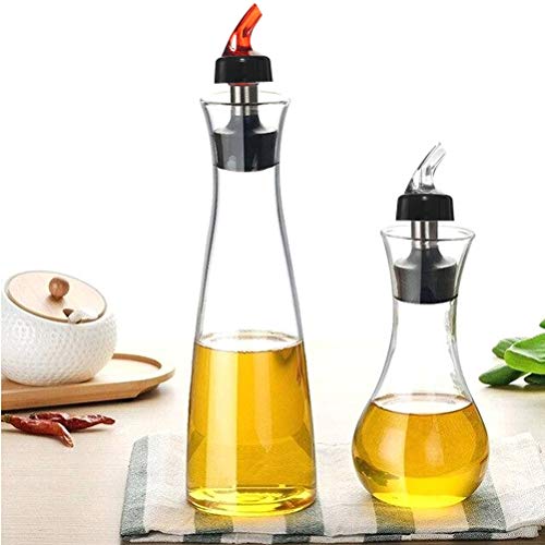 12 Pieces Automatic Measured Bottle Pourer, Uspacific Measured Wine Pourer Spouts, Bottle Pourer with Protective Case 1 oz (30 mL)(6 Transparent and 6 Red)