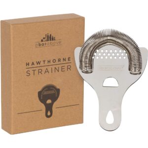 A Bar Above Cocktail kit - Two-Piece Pro Boston Shaker Set & Hawthorne Strainer for Cocktails