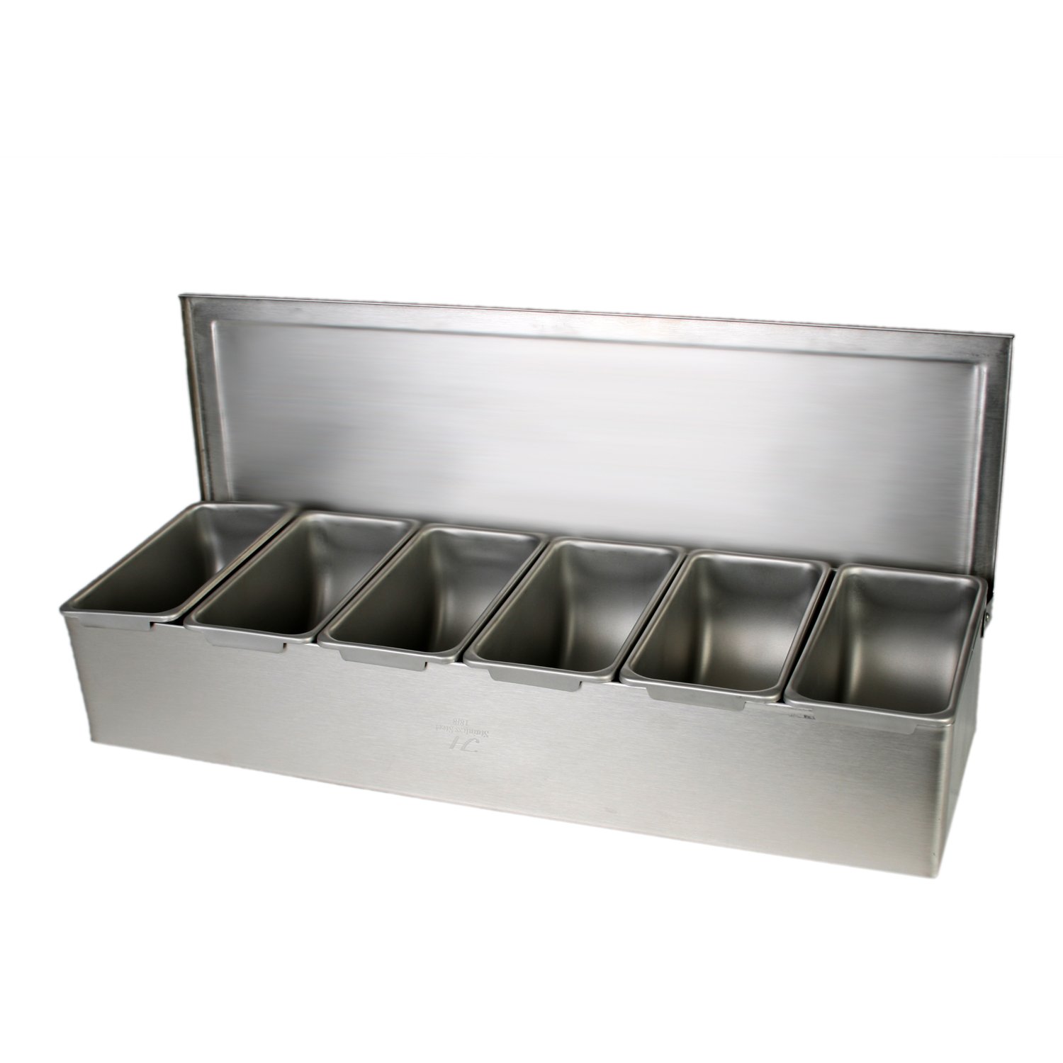 Excellante 6 Section Stainless Steel Condiment Compartment